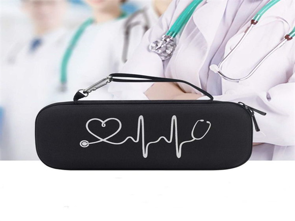 Portable travel hard case zipper EVA material waterproof shockproof suitable for 3M Littmann stethoscope bag